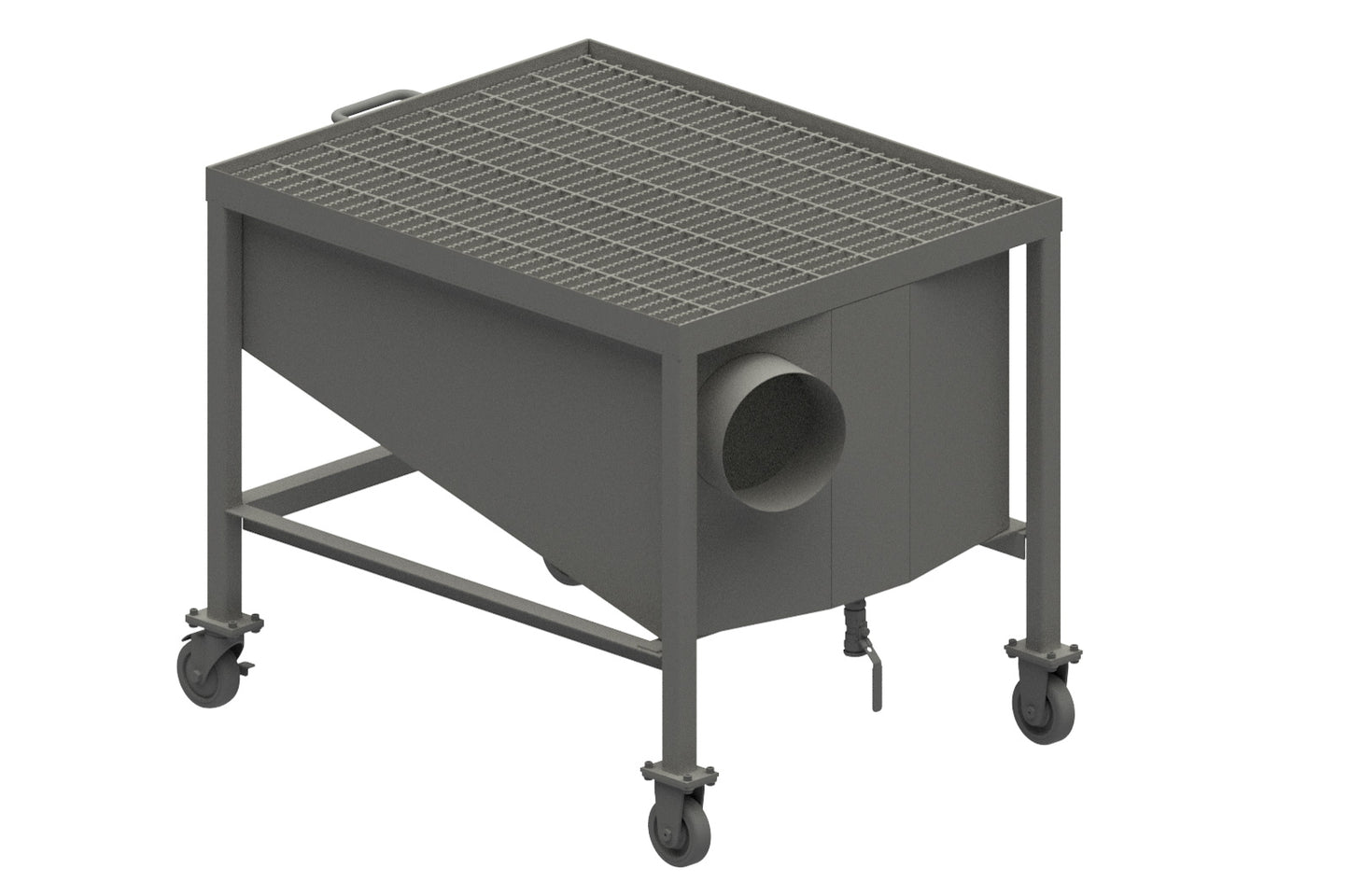 Down-Draft Decontamination Table