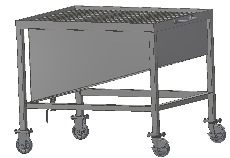 Down-Draft Decontamination Table