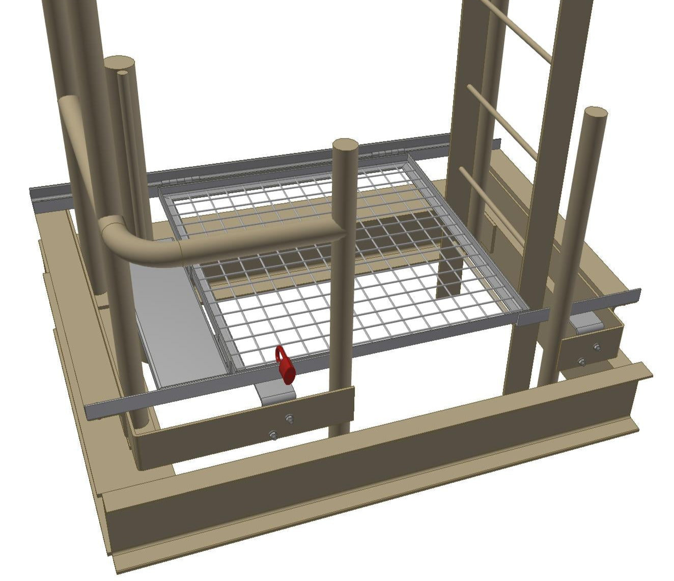 AP1000 - Vogtle Units 3 & 4 - Undervessel Stair Lock