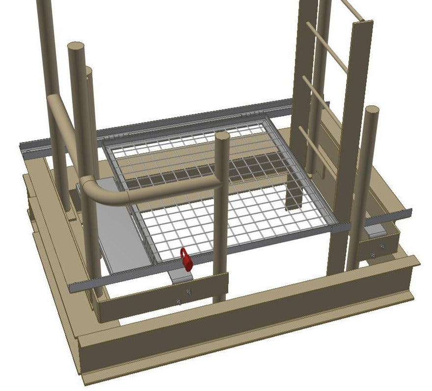 AP1000 - Vogtle Units 3 & 4 - Undervessel Stair Lock