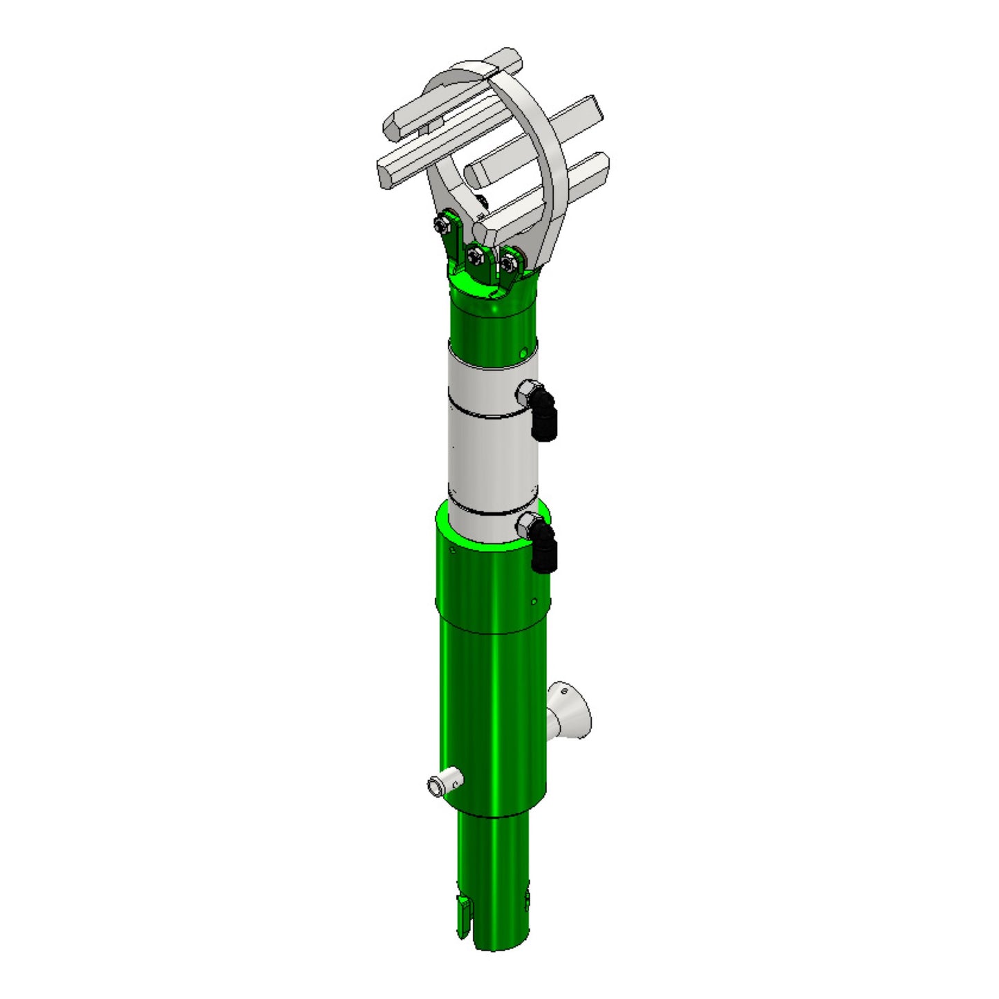 Springless Underwater Grippers - With Hose Clamp Jaws